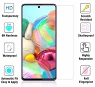 Samsung Galaxy A71 透明鋼化防爆玻璃 保護貼 9H Hardness HD Clear Tempered Glass Screen Protector (包除塵淸㓗套裝）(Clear