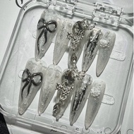 [2H-052]Nailbox White rice jelly design