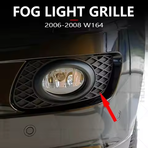 for Mercedes Benz 2006-2008 W164 ML320 ML350 ML500 ML550, ML63 AMG Bumper Fog Light Grill Grille Cov