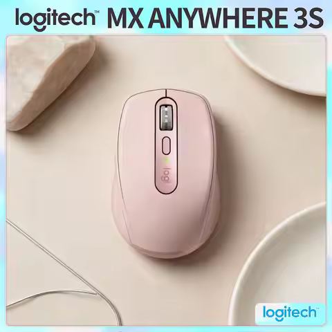 Premium Logitech MX Anywhere 3S - 8000 DPI, Hyper-Scroll, Silent Click, 3-Device Connect for Dorm & 
