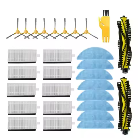 For Mamibot Exvac660 Robot Vacuum Cleaner Accessory Replacement Kit Side Brush + Filter + Mop + Roll