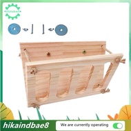 [hIkAi] Rabbit Grass Stand Folding Straw Trellis Small Pet Wooden Bowl Rack Feeding Hay Feeder Wood 