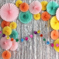 ] Paper Fan / Paper Fan Decoration 16 inch