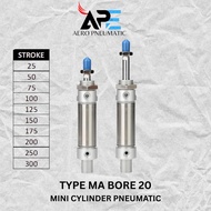 MINI CYLINDER PNEUMATIC MA20 / MA-20 / MA 20 CYLINDER PNEUMATIC