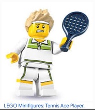 Lego 8831 No 9 Tennis Ace Player