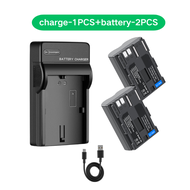 PUANTES BP-511/BP-511A แบตเตอรี่+เครื่องชาร์จ USB ช่องเดียวจับคู่กับ Canon 5D EOS 50D 40D EOS 300D 3