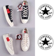 CDG PLAY x Converse Classics Original Authentic Canvas Shoes Shoelace Student Sneaker Rubber Sole Un