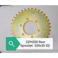 Demak DZM200 Rear Sprocket 520 * 35