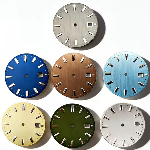 32.5mm KSK SJE Case Mod Parts Sterile Vertical Texture Watch Dial Strap Hands Suitable for Seiko Kin