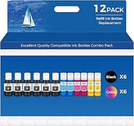 Compatible for EPT502 Ink Refill Bottles ET-2850 ET-3850 ET-4850 ET-3760 Ink Refill for ET 2850 ET 3