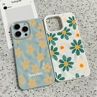 For iphone case Bunga Kuning Shockproof phone case Sarung telefon 11 13 15 16 17 14 Plus Pro Max 12 