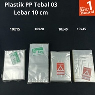 PP Plastic Width 10 Thickness 03 10X15 10X20 10X40 10x45 Clear Plastic