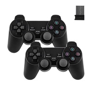 zcheaz Shop 2.4G 3D Rocker Wireless Joystick Gamepad Battery Operated Home TV Mini Game Console Cont