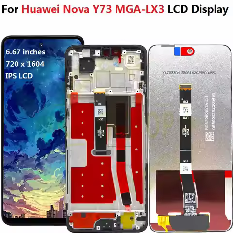 6.67 inches IPS LCD For Huawei Nova Y73 lcd display with touch screeen digitizer Assembly for huawei