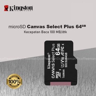 Kingston Micro SD Card Class-10 64GB