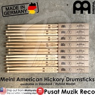Meinl American Hickory Drumstick Standard 7A 5A 5B Hybrid 5A 7A 8A 9A Drum Sticks Drumsticks Kayu Dr