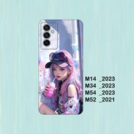 HP Silicone Samsung M14, Samsung M34, Samsung M54, Samsung M52 - Case casing cover Flexible Blackhp