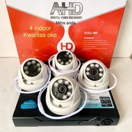Cctv package 4 indoor cameras 3mp hdd500GB