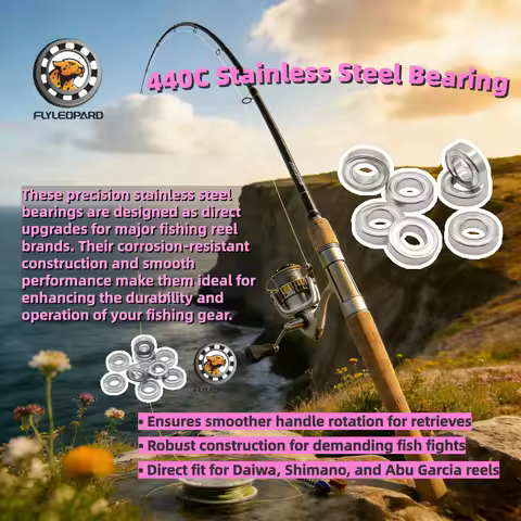 2Pcs 5x8x2.5mm SMR85ZZ ABEC-9 Stainless Steel Bearings For DAIWA & SHIMANO &Abu Garcia Reel Handles 