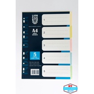 Index Divider - Paper - 5 Colors Divider - Lion