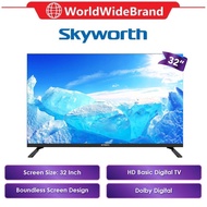 Skyworth 32 Inch HD Basic Digital TV 32STD2000 | Dolby Digital | Boundless Screen Design