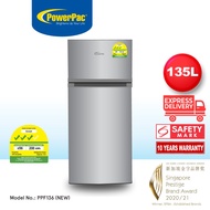 PowerPac Bar Fridge 2 Door 135L with Freezer (PPF136)