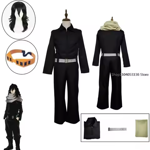 Anime My Hero Academia Aizawa Shouta Cosplay Costumes Eraser Head Glasses Props Cosplay Clothes Men 
