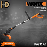 WORX WG119E Corded 30CM Grass Trimmer / Compact Size Grass Trimmer / Mesin Potong Rumput / Mesin Pot