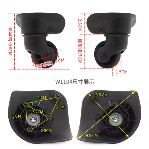 Luggage wheel accessories universal wheel AmericanTourister 47R trolley suitcase wheel accessories Y