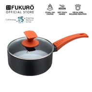 Fukuro Non-Stick Sauce Pan With Lid 18cm Redi Premium Xylan USA coating