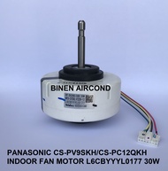 [ORIGINAL/GENUINE] PANASONIC AIRCOND CS-PV9SKH/CS-PC12QKH INDOOR FAN MOTOR L6CBYYYL0177 30W