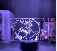 Hunter X Hunter Killua Led Light Hxh Led Night Light Anime Gift Acrylic Neon 3d Lamp Killua Cute for Kids Bedroom Decor