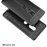 Case SONY XZ2 XZ 2 XZ3 XZ 3 CARBON AUTOFOCUS ORIGINAL LUXURY Leather MOTIF