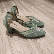 HIJAU SAGE GREEN BRIDAL SHOES 7 CM