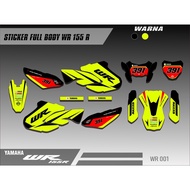 Decal Sticker Motor Cross WR155 Fullbody - Decal Sticker WR 155 Trail Design WR-001