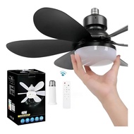 40W 52cm Household Fan Lamp Ceiling Fan Lamp with Lamp Fan Integrated Energy-Saving Lighting Silent 