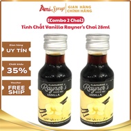 Rayner's Vanilla Essence 28ml Bottle, Vanilla Flavoring and Flavoring Essence for Baking Vanilla Ext