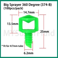 [100pcs] Big Sprayer 360 degree for Irrigation Water Piping (Model 374-B)