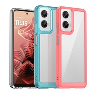 Luxury Transparent Shockproof Armor Case For Motorola Moto G37 G35 G34 G17 G23 G24 Power Clear Bumpe