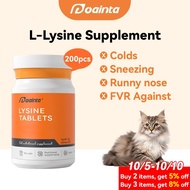 PUAINTA L-Lysine for Cat Cold Sneezing Runny Nose Against FVR Cat Supplement Booster Immune System 2