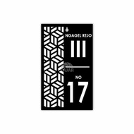 Minimalist Acrylic House Number M08