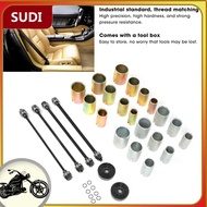 sudi-my 27Pcs/Set Universal Carbon Steel Rear Axle Bushing Removal Tool Set