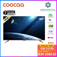 Coocaa 50/ 65 Inch 4K UHD Android TV Smart TV LED with Netflix &amp; Playstore