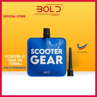 BOLD 120ml 4T Scooter Gear Oil 80w90 Fluid Fully Synthetic Minyak Hitam Gearbox Transmission Skuter