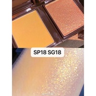 16 brand Chocolate Monochrome Eyeshadow Small Brick Series Pearlescent Student Monochrome Eyeshadow 