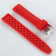 New Tropical Fluoro Rubber Watch Strap 20mm 22mm Watch band For Seiko Waterproof and Breathable Silicone Wristband  Watches Accessories
