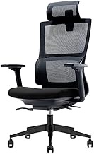 [VISIONSWIPE] MAEGAN Office Chair/Computer Chair- Office chairs/Study chair/Gaming chair/Ergonomic - Black