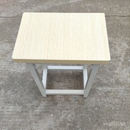 Fast Food Stall Rectangular Steel Wood Folding Table Outdoor Table Stool Table Chair Portable Multif