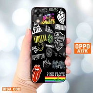FS Case for Oppo A17K 2023 - Fashion Motif Design - Soft & Hard Hybrid Protection - Stylish Case 83