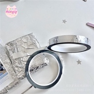 Silver Tape Packing Material Sticker Handbook Material Tinfoil Tape Packing Decorative Sticker DIY S